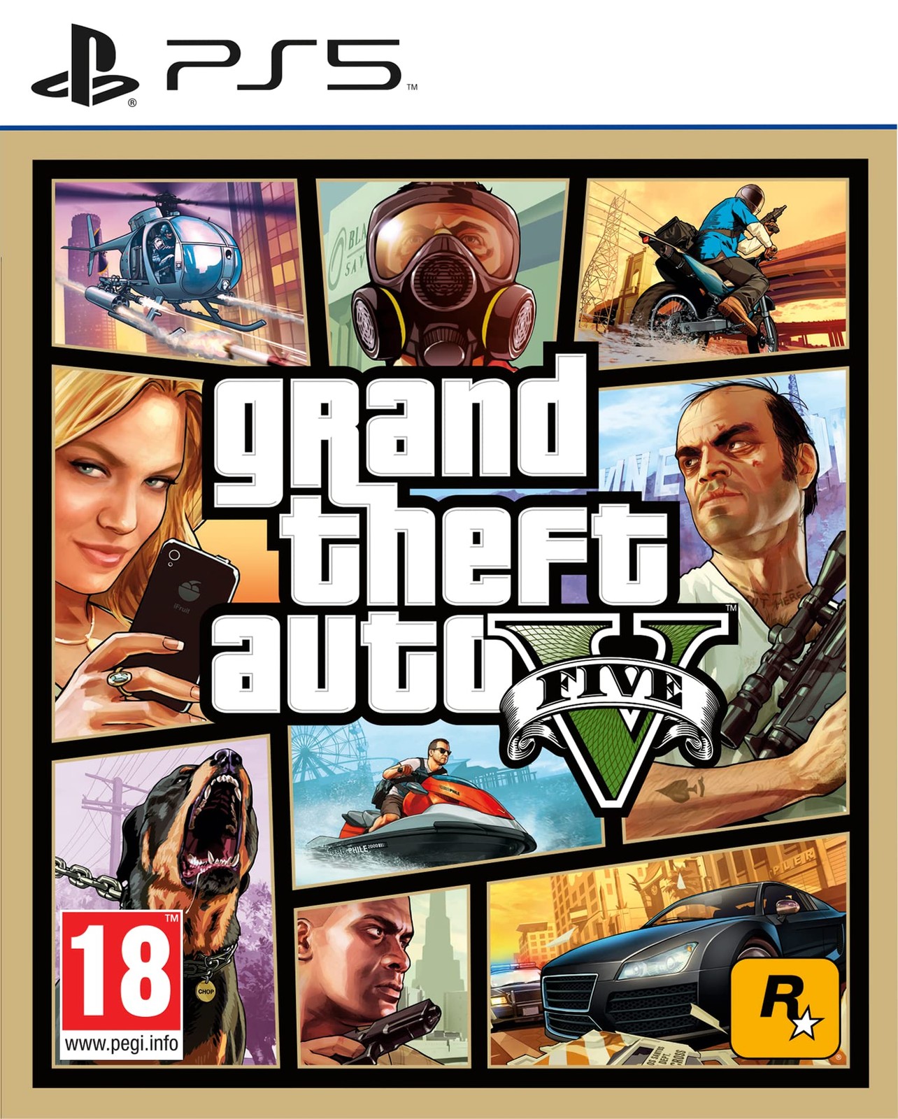 Grand Theft Auto V (PS5) Single (Sony Playstation 5)