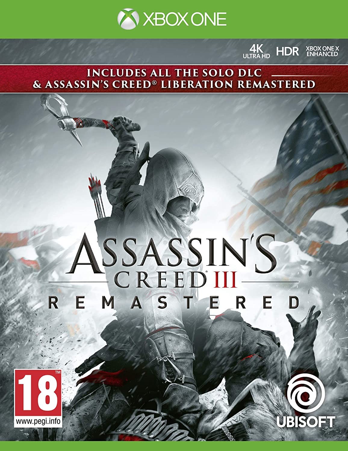Assassin's Creed III Remastered (Xbox One) Xbox One Standar (Microsoft Xbox One)