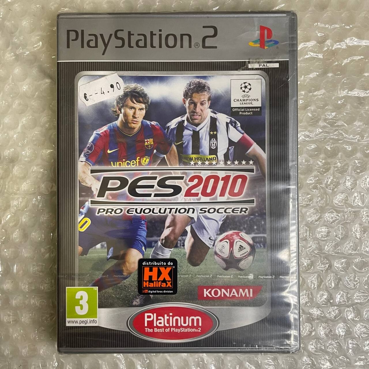 PES 2010 Sealed Sigillato Nuovo Videogioco Calcio Sony PS2 Originale PAL ITA