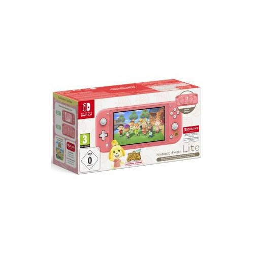 Switch Lite Console Corallo + Animal C.N.H. + NSO 12 mesi (LIMITED)