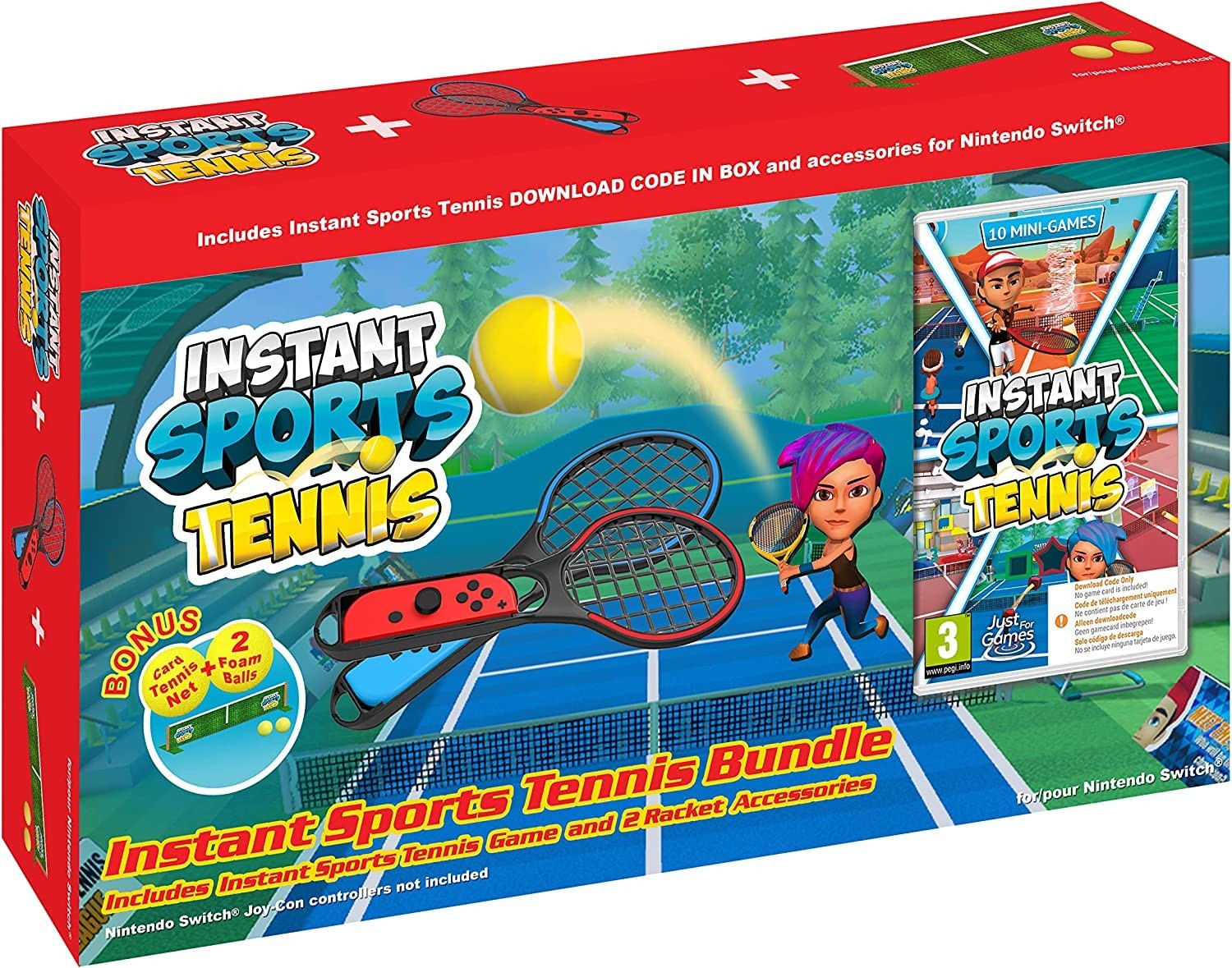 Instant Sports Tennis Bundle Nintendo Switch (Nintendo Switch) (Nintendo Switch)