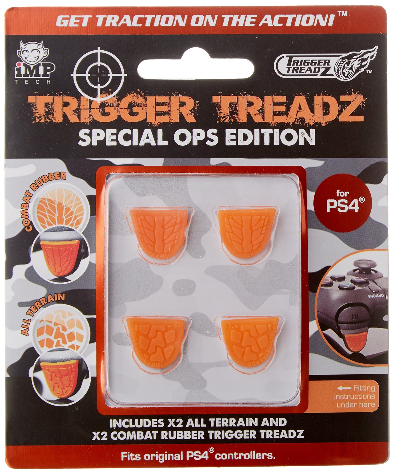 Trigger Treadz: Special Ops - 4 Pack (PS4) (PlayStation 4)