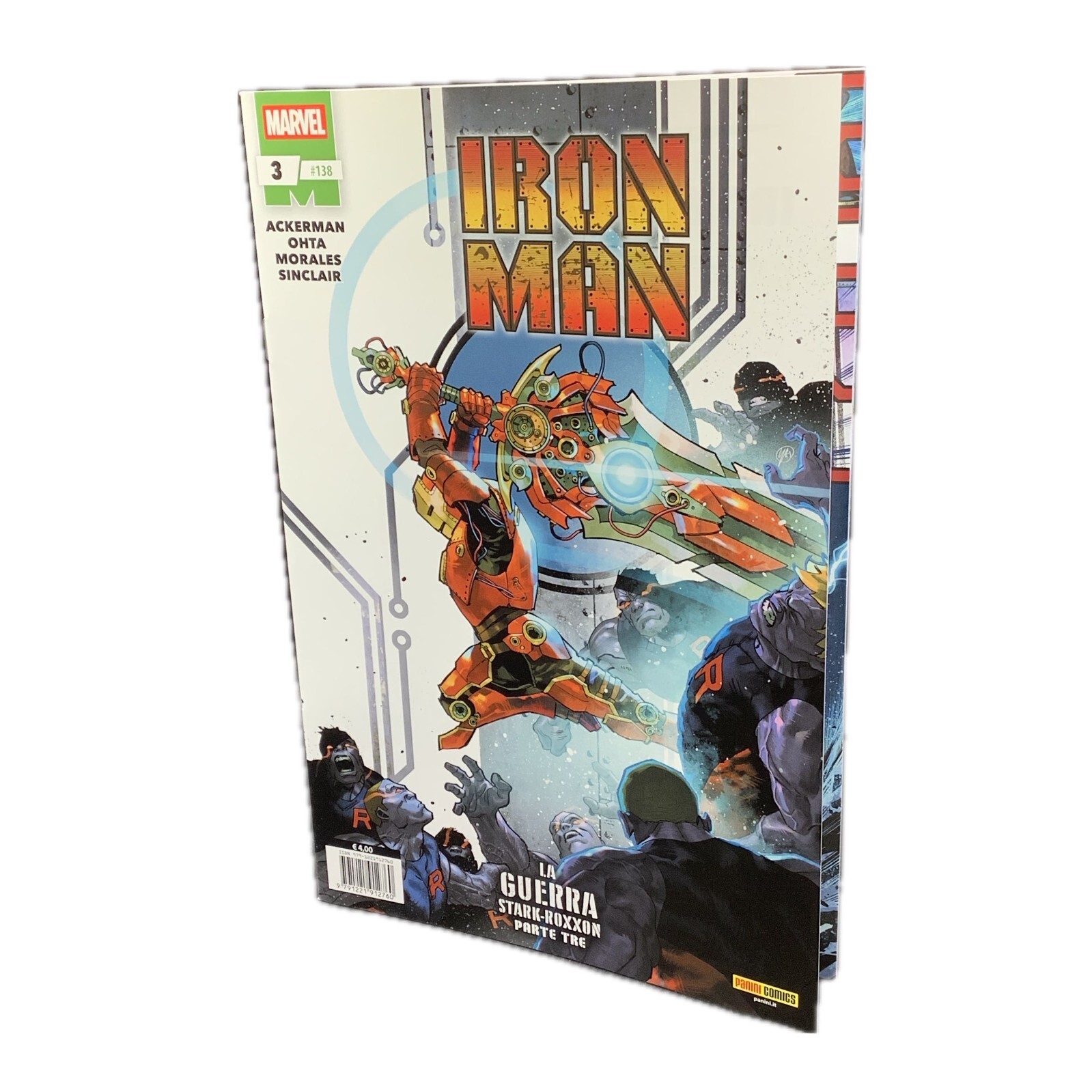 IRON MAN n. 3/138 - fumetto spillato Marvel Panini Comics