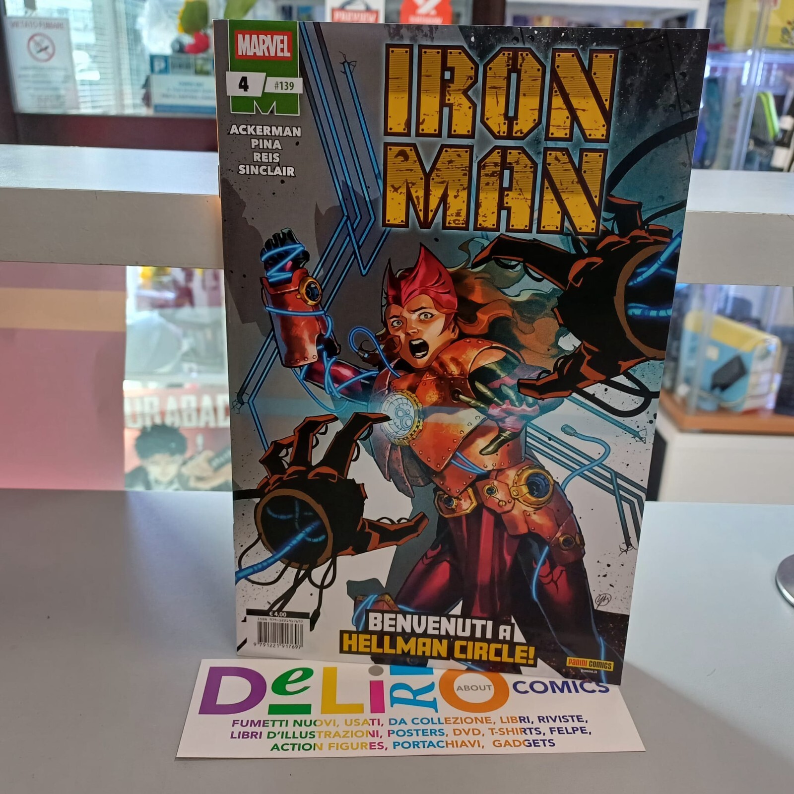 IRON MAN N.139 - IRON MAN N.4 Ed. PANINI COMICS SCONTO 5%