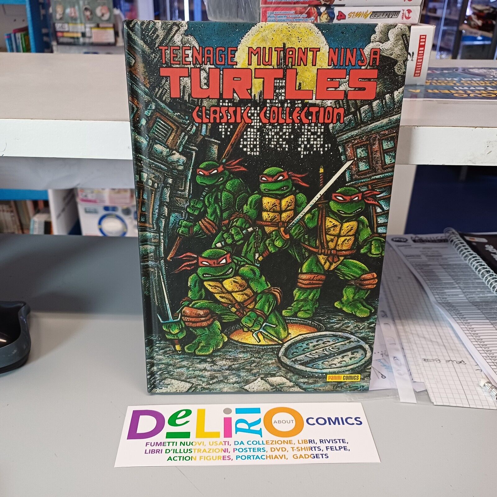 TEENAGE MUTANT NINJA TURTLES CLASSIC COLLECTION N.1 Ed. PANINI  DC SCONTO 5%