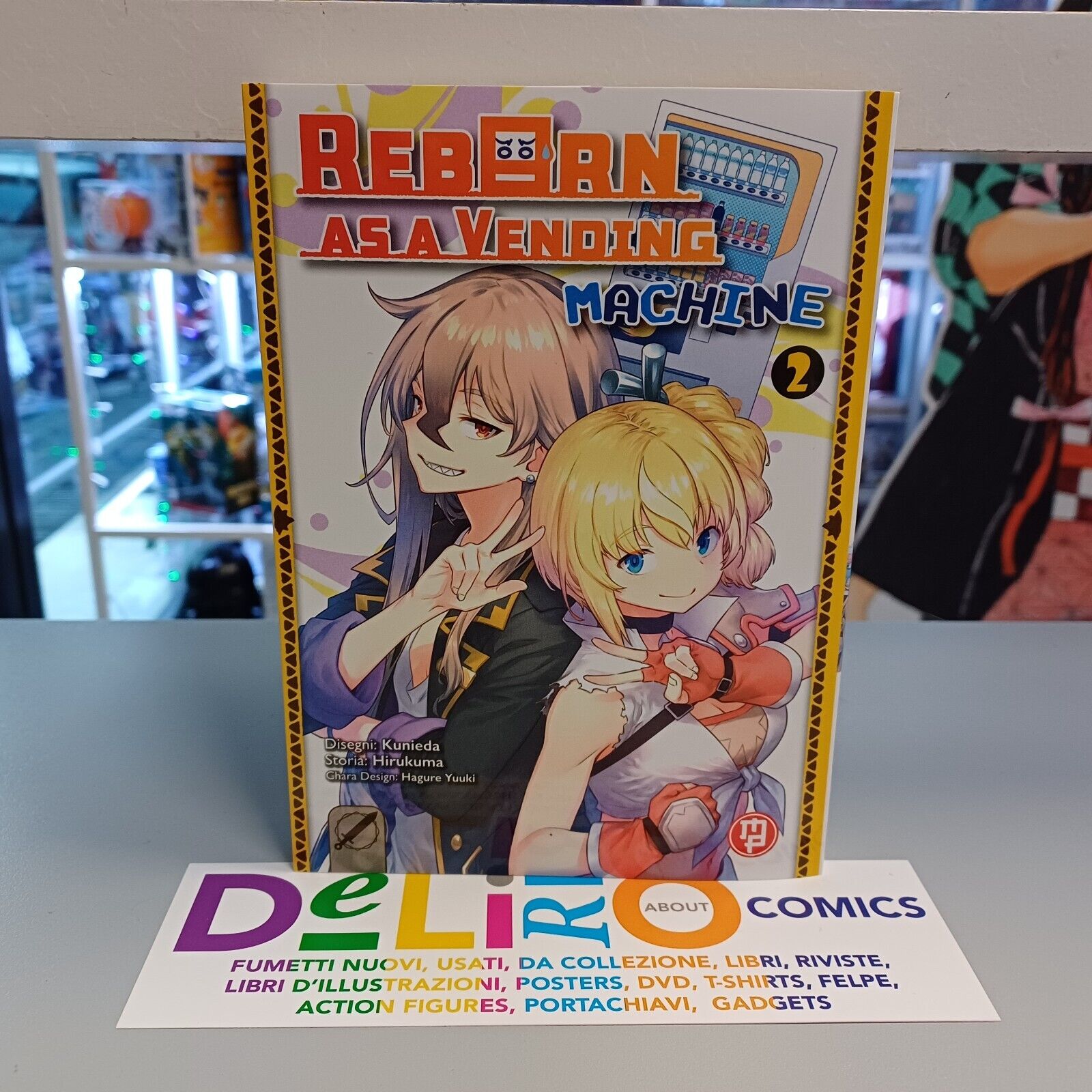 REBORN AS A VENDING MACHINE N.2 Ed. MAGIC PRESS SCONTO 5%