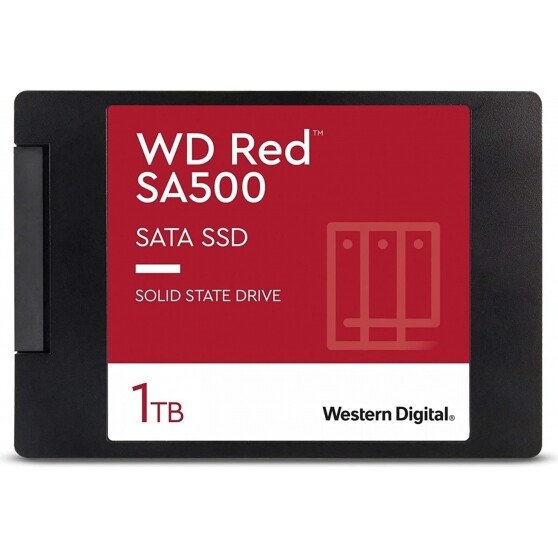 HARD DISK SSD WESTERN DIGITAL RED SA500 1TB NASWARE 2.5" SATA III STATO SOLIDO