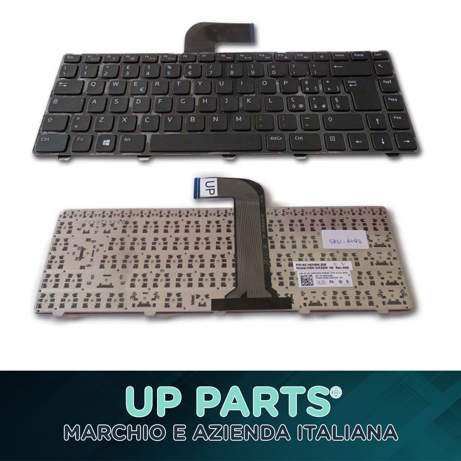 Tastiera ITALIANA compatibile con Dell Vostro 3350 2520 3450 3460 3550 3555 3560