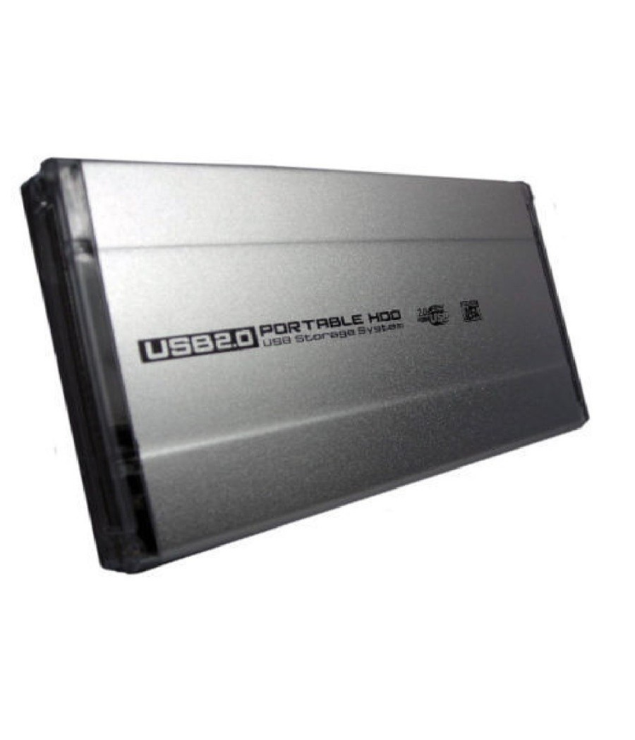Case Box Esterno Per Hard Disk Hdd 2.5 Ide Sata Usb 2.0 Super Slim Alluminio