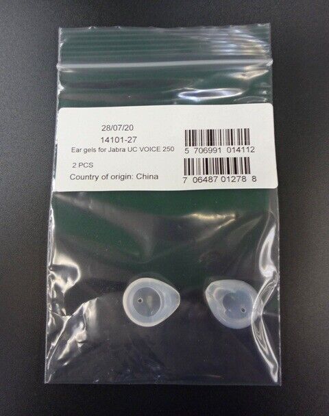 Jabra UC Voce 250 PC Cuffie Orecchio Gel Confezione Include 2 Eargel Free Misura
