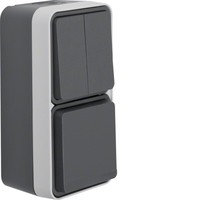 Berker 47903515   - Type F - Grey - Thermoplastic - 250 V - 16 A - -40 - 30 °C