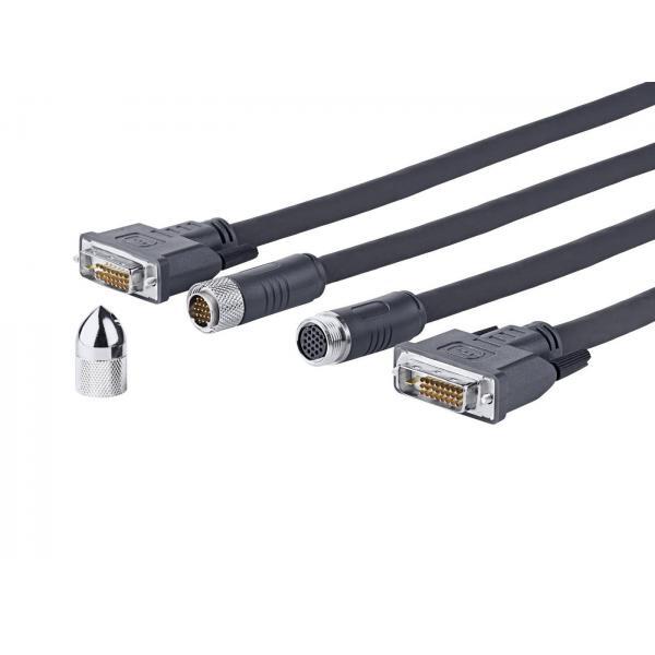 Vivolink PRODVICW20 cavo DVI 20 m DVI-D Nero (PRO DVI-D CROSS WALL CABLE - . - W