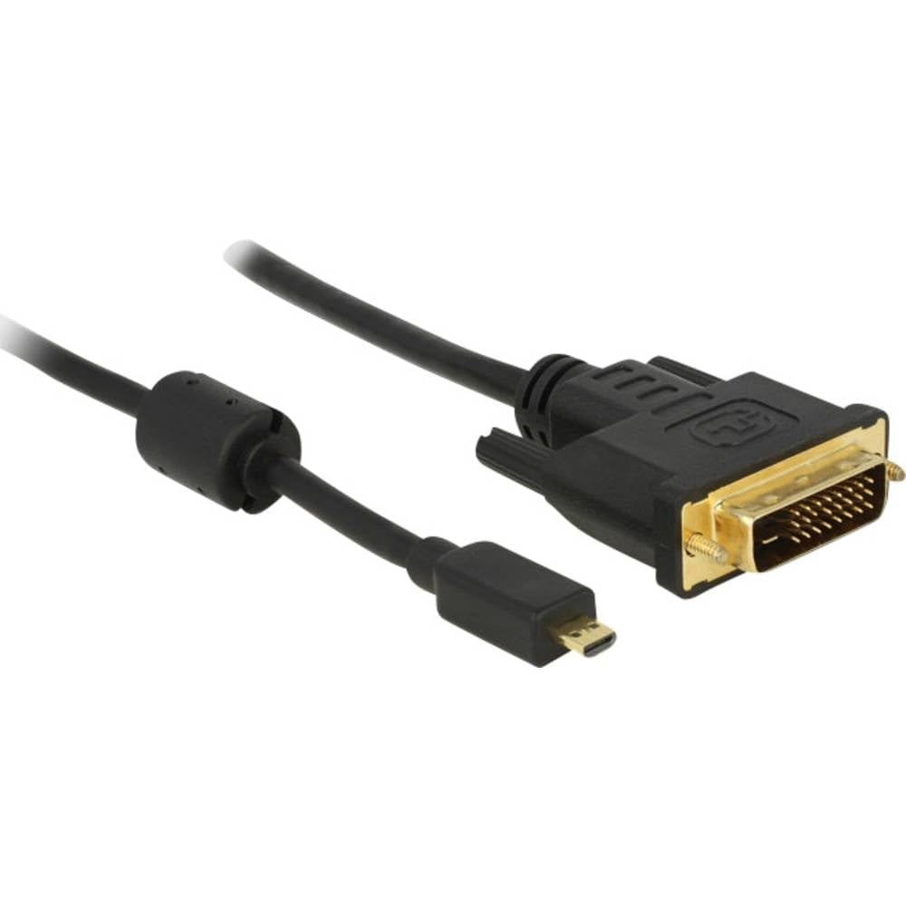 Delock 83585 Video Cable Adapter – Video Cable Adapters (Micro-HDMI, DVI-D, Male