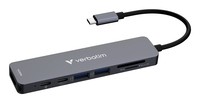 Verbatim USB-C Essentials Multi- Port Hub 7 Port 32158 Corsa 7-port Typ C