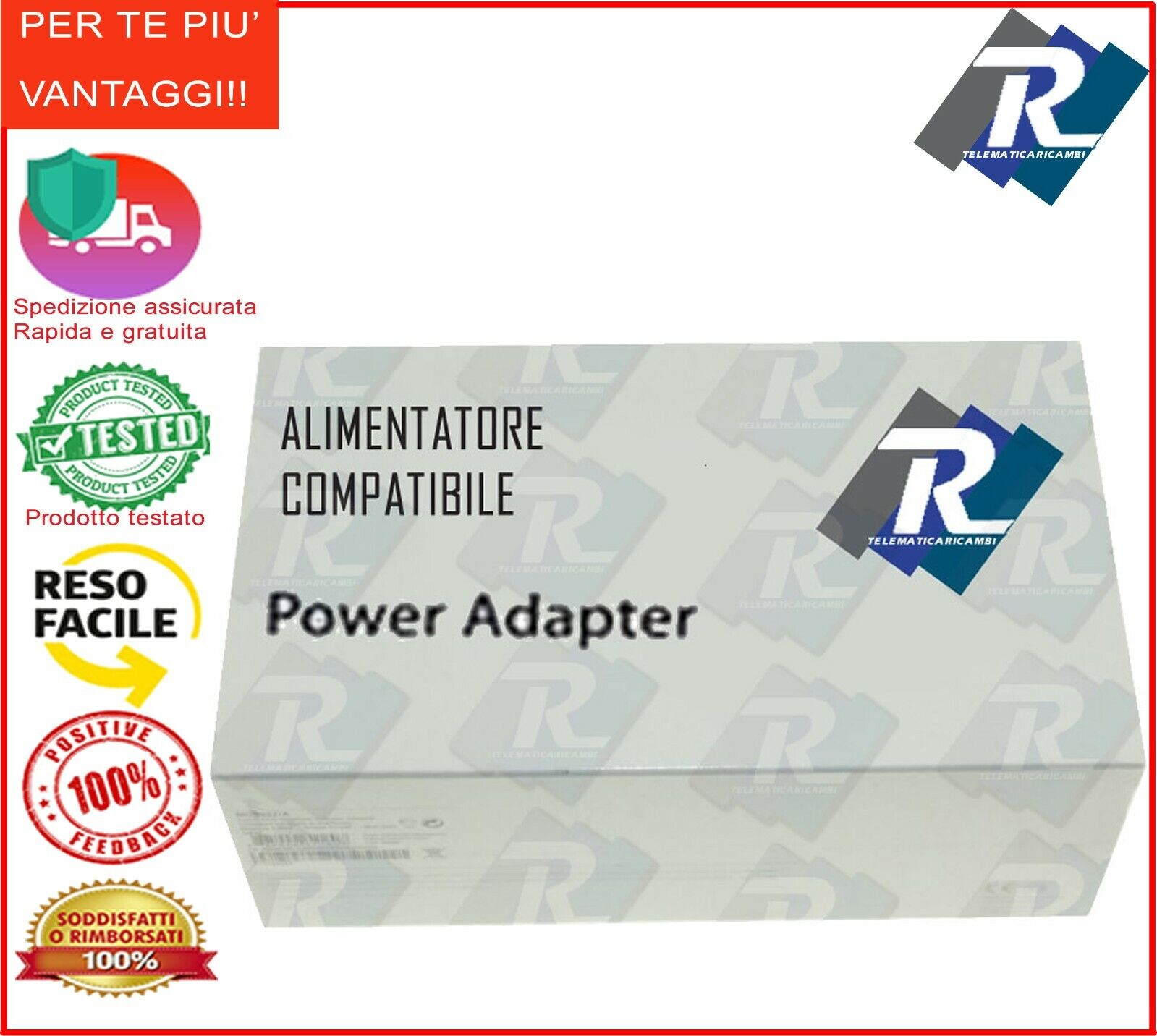 Alimentatore caricabatterie Apple MacBook e Pro 85W 15" 17" A1172 MagSafe 1