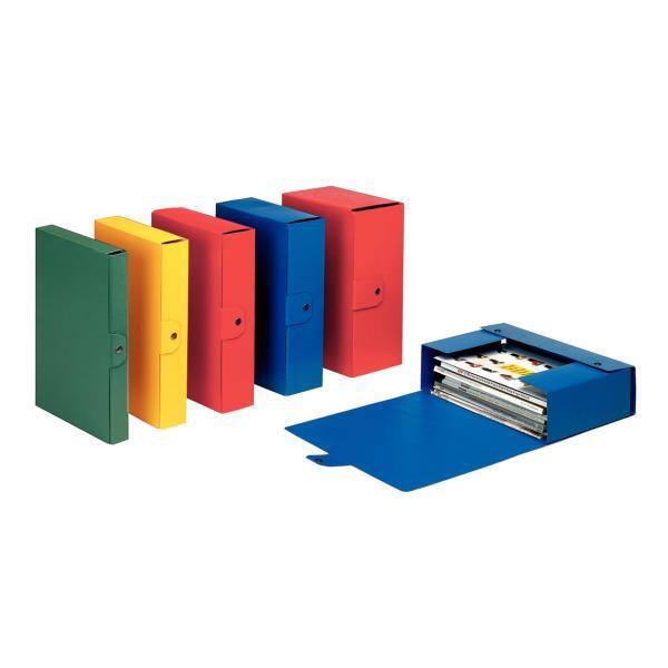 CF5SCATOLE EUROBOX DORSO6 BLU ESSELTE