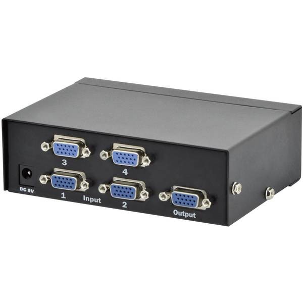 Digitus DS-45100-1   4 Porte Switch VGA 1920 x 1080 Pixel