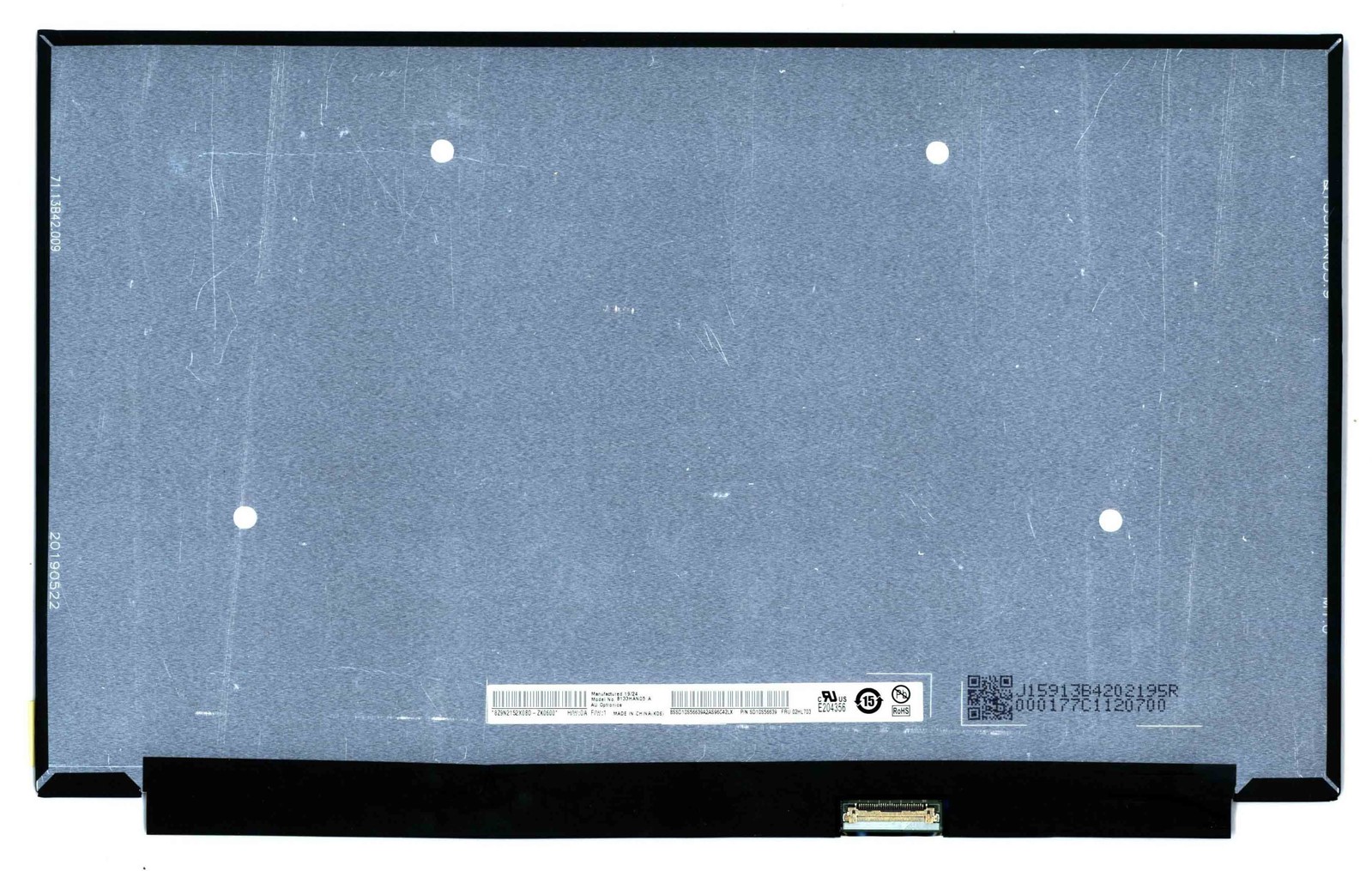 Display LED 13.3'' Lenovo 5D11B49320 02HL703 02HL709 1920x1080 Opaco 30 Pin
