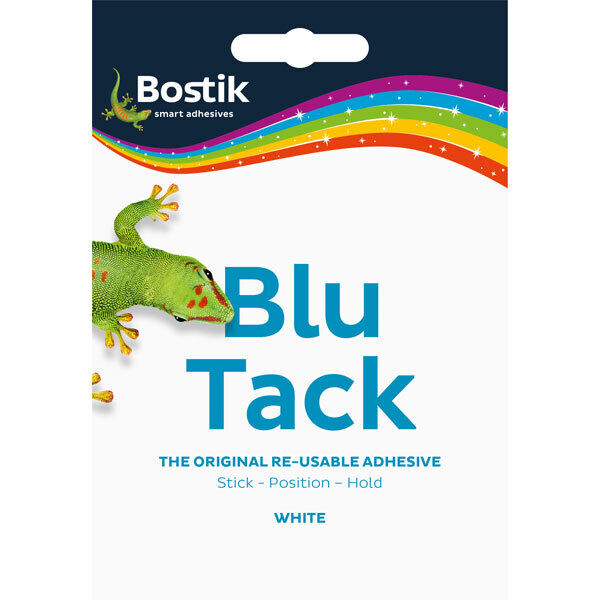 Blu Tack 801127 Riutilizzabile Adesivo – Bianco - Singolo
