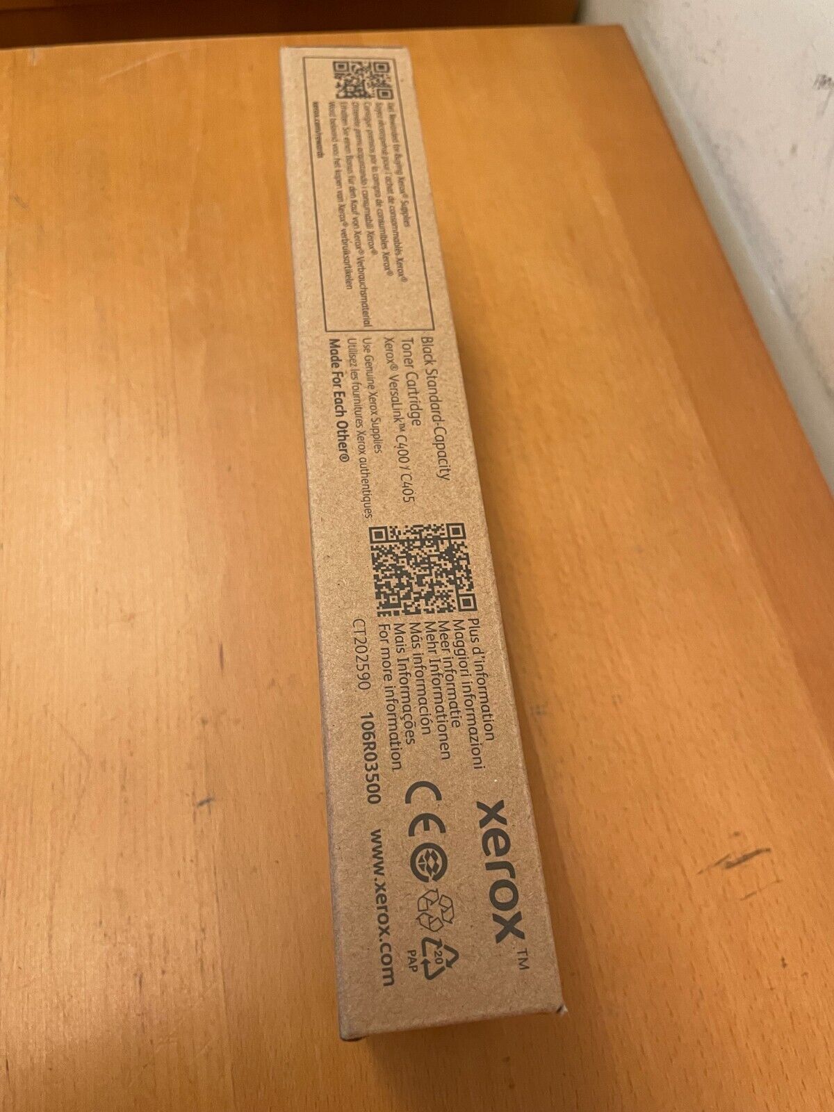 106R03500 Xerox Cartuccia toner Nero da 2.500 pagine per VersaLink C400 / C405