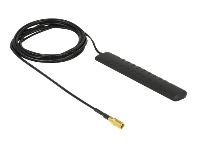 Delock 89497 Interno Nero ABS sintetico 2 m 20 dBi DVB-T2 DAB+ DVB-T2 Antenna