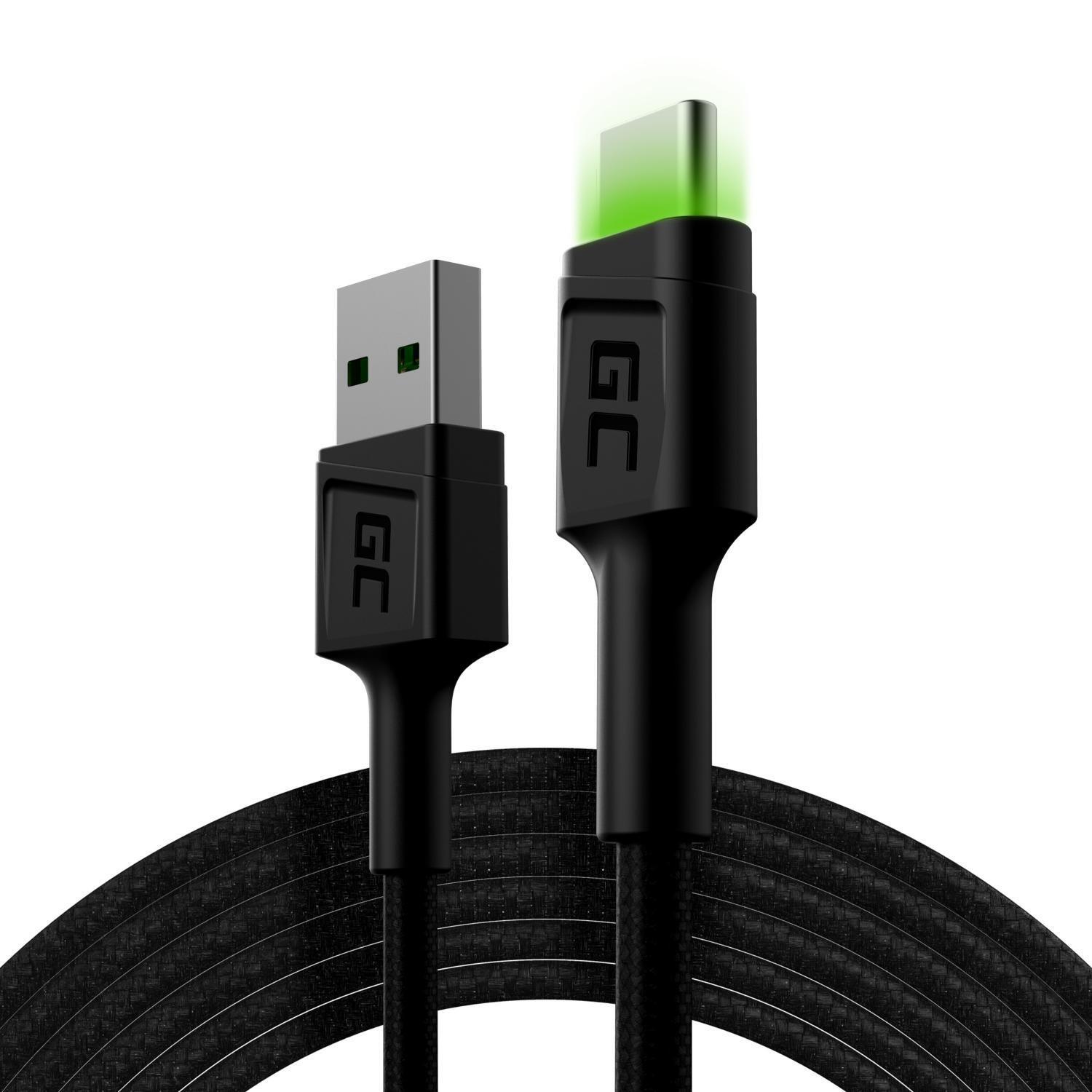 Green Cell cavo USB 2 m USB 2.0 USB A USB C Nero KABGC13