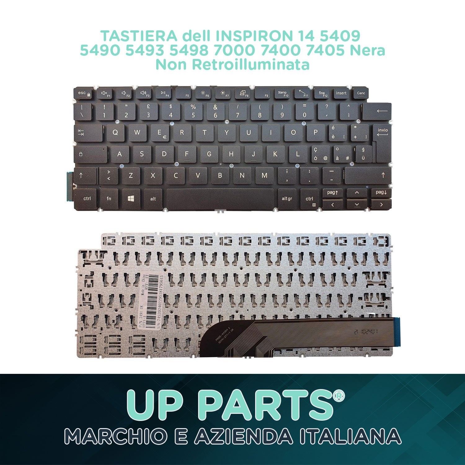 Tastiera per Notebook Dell Inspiron 5300 per Inspiron  5494