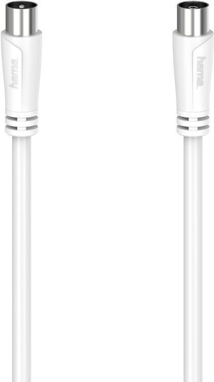 Hama 00205051 cavo coassiale 20 m Bianco (Hama Antenna Cable Coax Male to Coax F