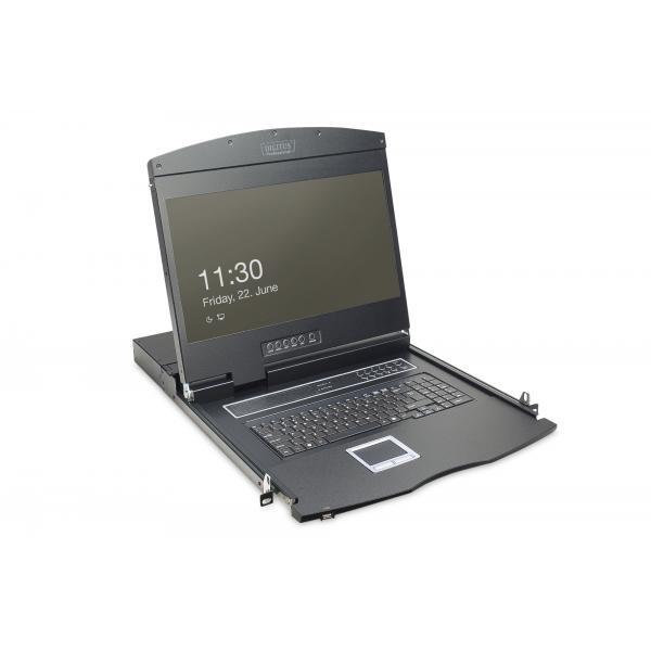 DS-72211-2GE  19" KVM Konsole 19"TFT 8Port, KVM-Switch  4016032449355