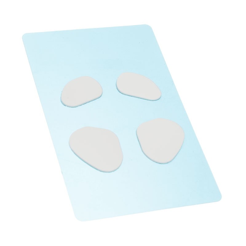 Caseking XM1 Maus Skates 99.5% PTFE white Single Set Mouse EGG-MS1