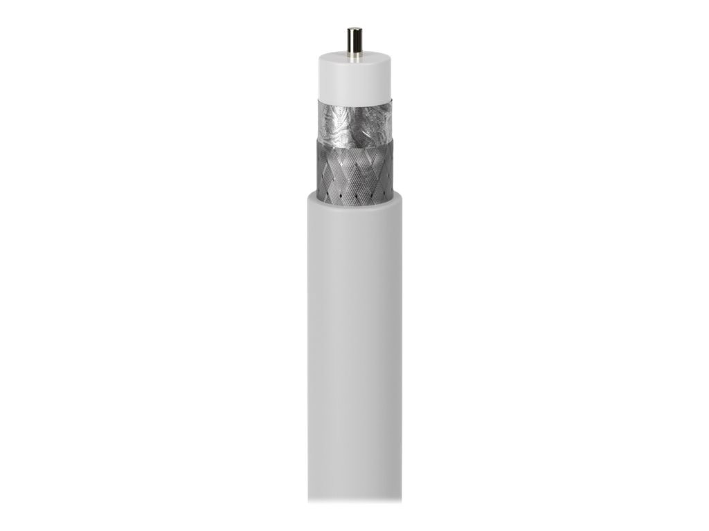 Goobay Koaxialkabel 90dB weiss doppelt geschirmt Cavo Digitale/dati 49760