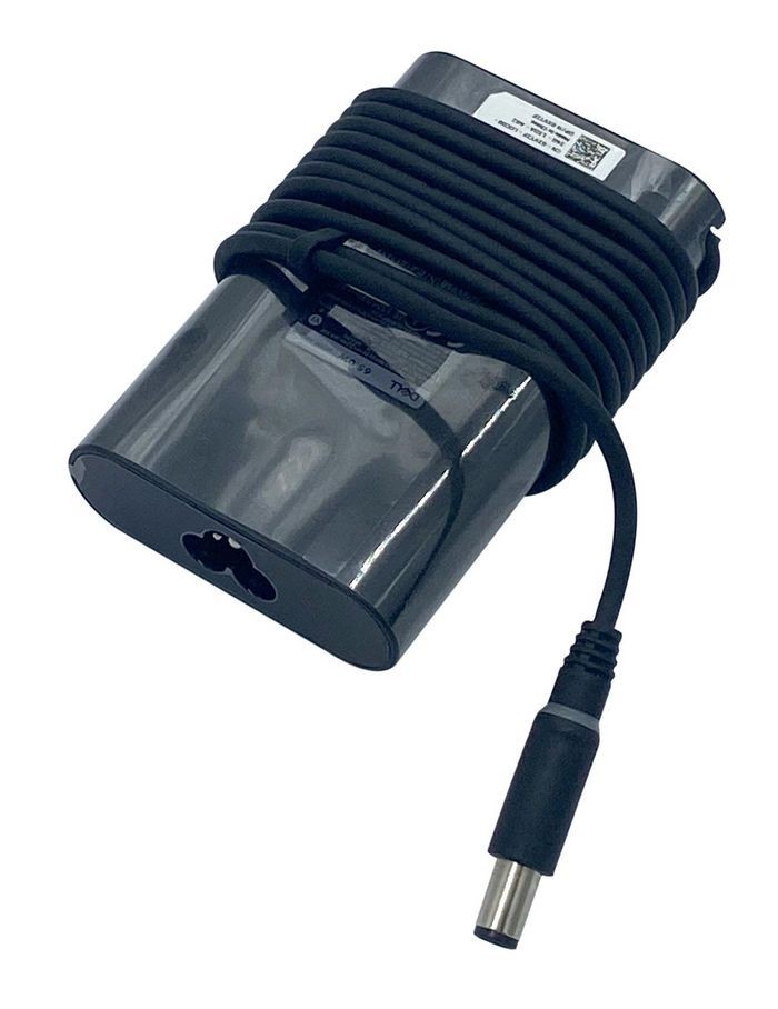 H374X Dell Alimentatore AC Adapter 65W 19.5V 3 Pin 7.4mm C6 Power Cord 0H374X