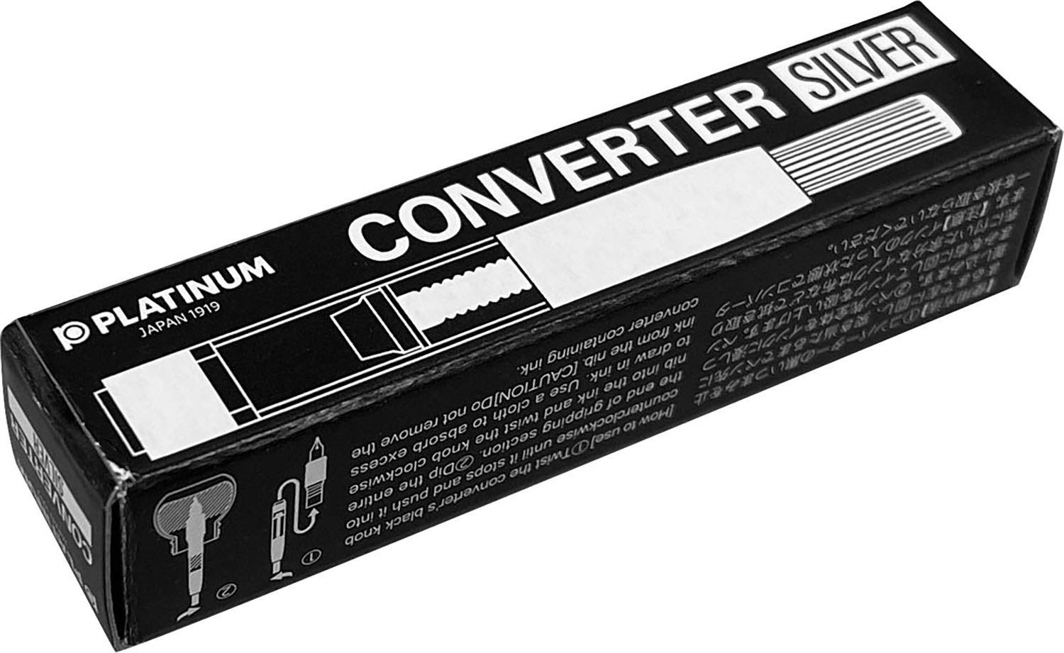 プラチナ万年筆 Platinum Fountain Pen Converter Silver 700A #9 Single Item