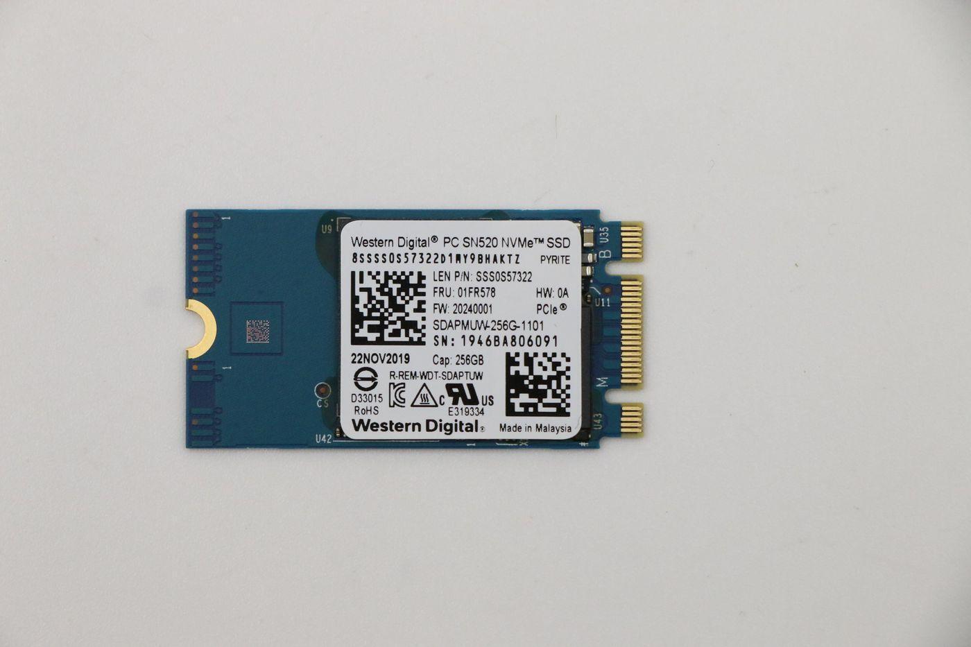 SDK 1101 256G M.2 PCIe 2242 SS - Warranty 3M