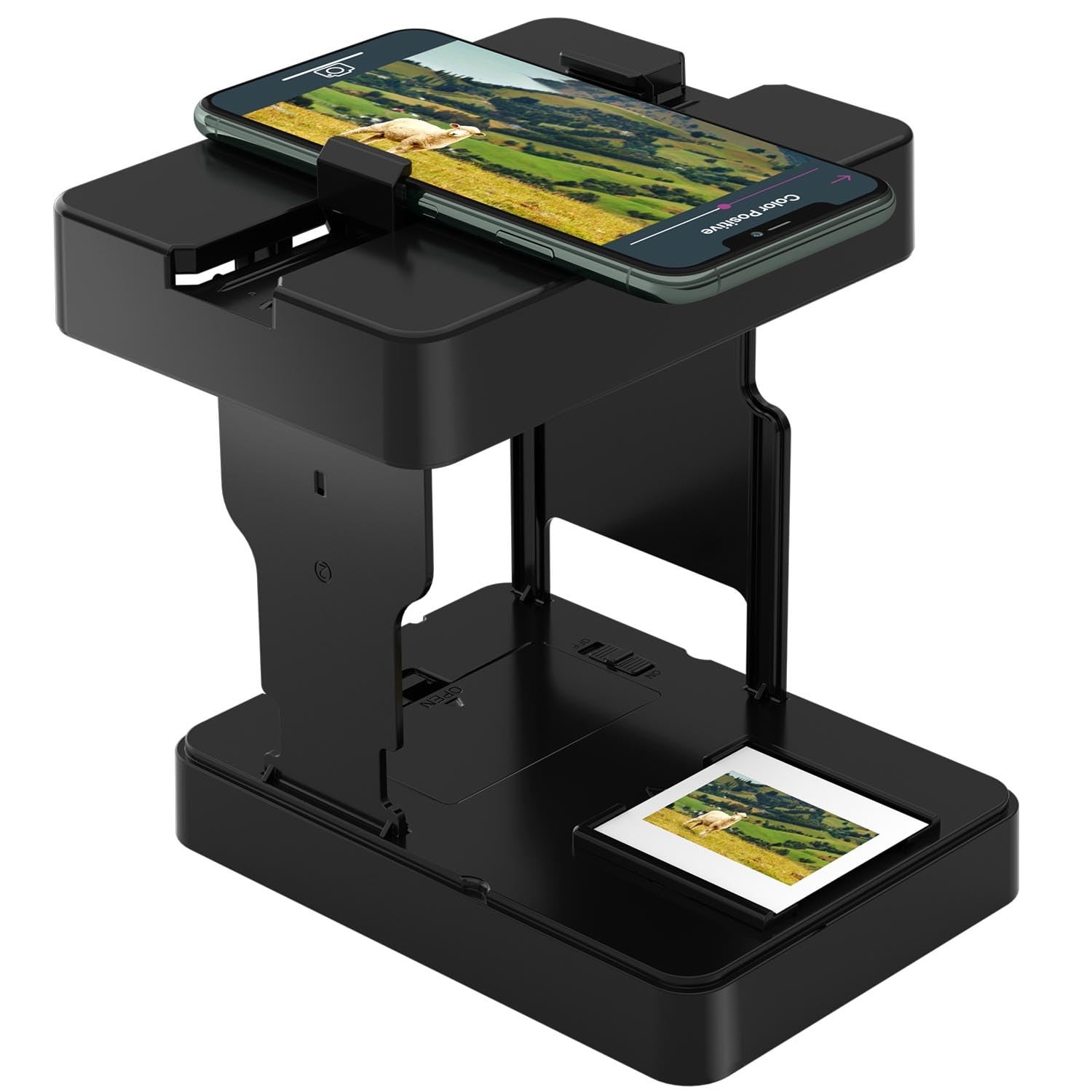 Scanner di film mobili da 35 mm, scanner di diapositive positive e (E2G)