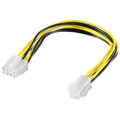 CAVO DI CONVERSIONE ALIM. ATX12 P4 4PIN A 8PIN (A/N CC-180502-001-N-B) nuovo