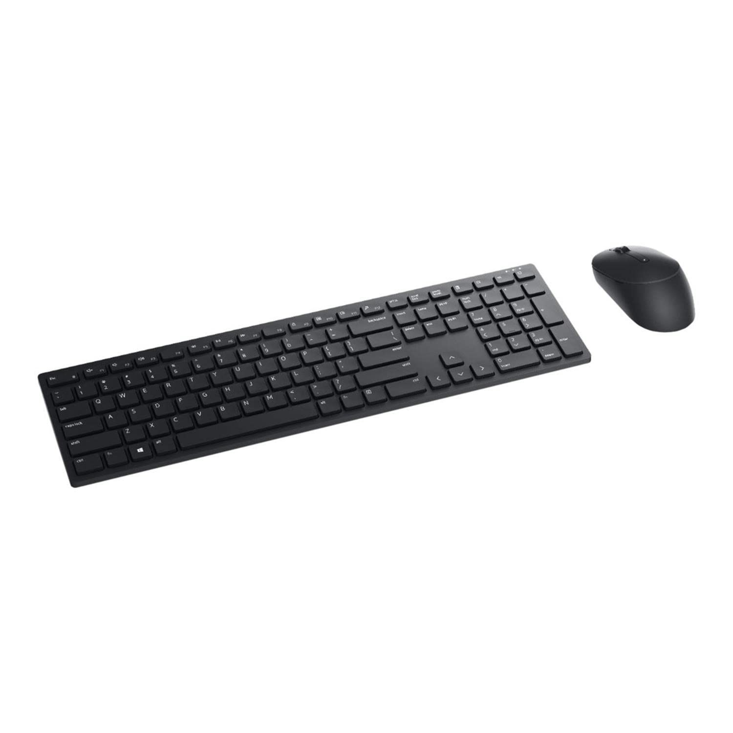 Dell KM5221W Pro Wireless Keyboard and Mouse, UK (QWERTY), 2.4GHz, 128-bit AES E