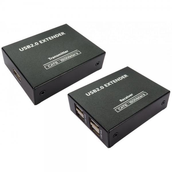 3727422 Cables Direct Cables Direct USB2-EXT4P moltiplicatore di rete Ricevitore