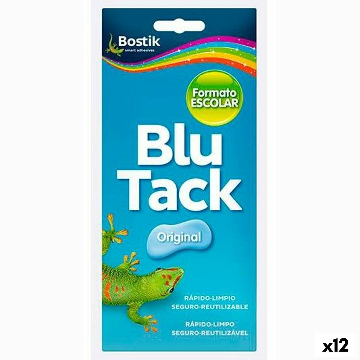 Stucco Bostik Blu Tack Original Azzurro [12 Unità]