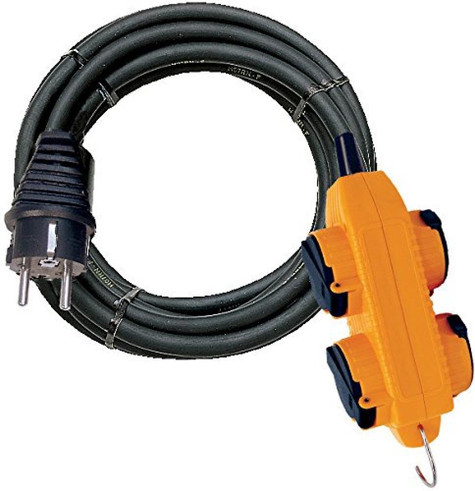 (TG. 10 m) Brennenstuhl - Prolunga multiprese powerblock, 10 m, giallo, 1151721