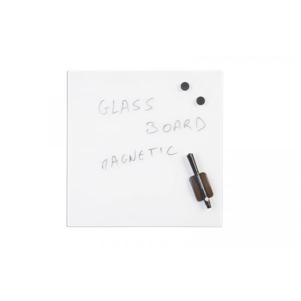 3727421 bi-office Bi-Office Maya Melamine Aluminium Framed Dry-wipe Board 900x60