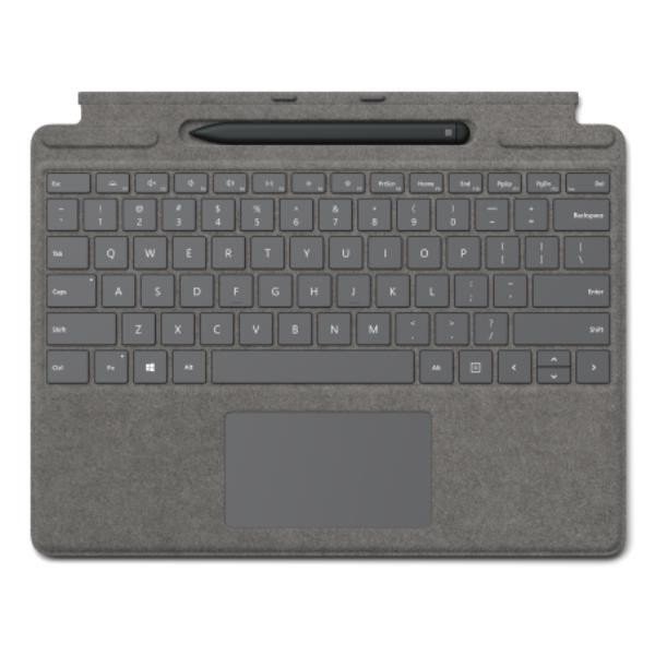 Microsoft Surface Pro 10 Bundle Tastiera Alcantara e Slim Pen 2 Platino 8X8-0017