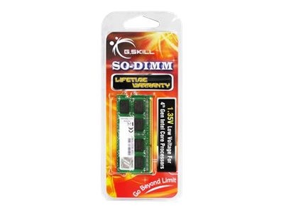 G.Skill 8GB DDR3-1600 8 GB 1 x 8 GB DDR3 1600 MHz 204-pin F3-1600C11S-8GSL