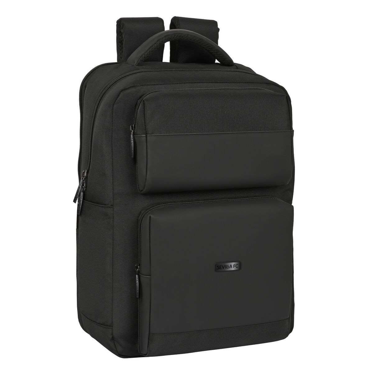 Zaino per Portatile Sevilla Fútbol Club Premium 15,6'' Nero [31 x 44 x 13 cm]