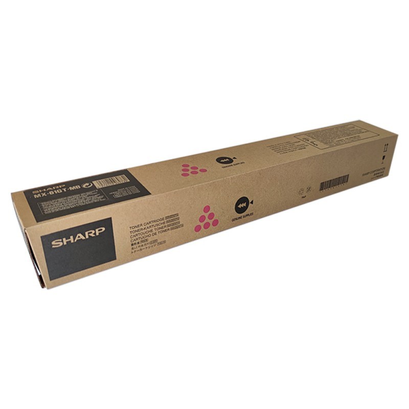 Toner Sharp Originale MX-61GT-MB  per MX-2651 MX-2630 12.000 copie MAGENTA MX61G