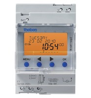 Theben 6410100  TR 641 top2 - Blue - Grey - Digital - Thermoplastic - 1 channels