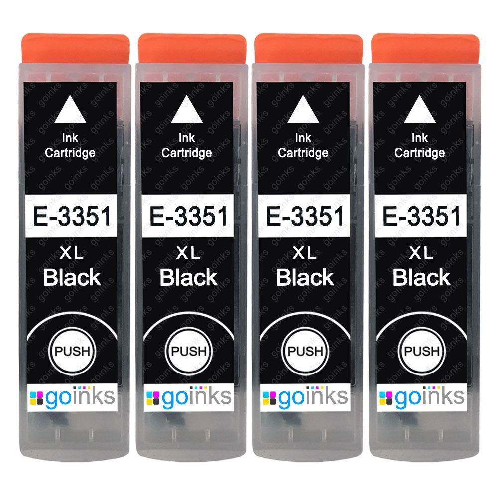 4 Nero Cartucce d'inchiostro para Epson Expression Premium XP-530 XP-630 XP-640