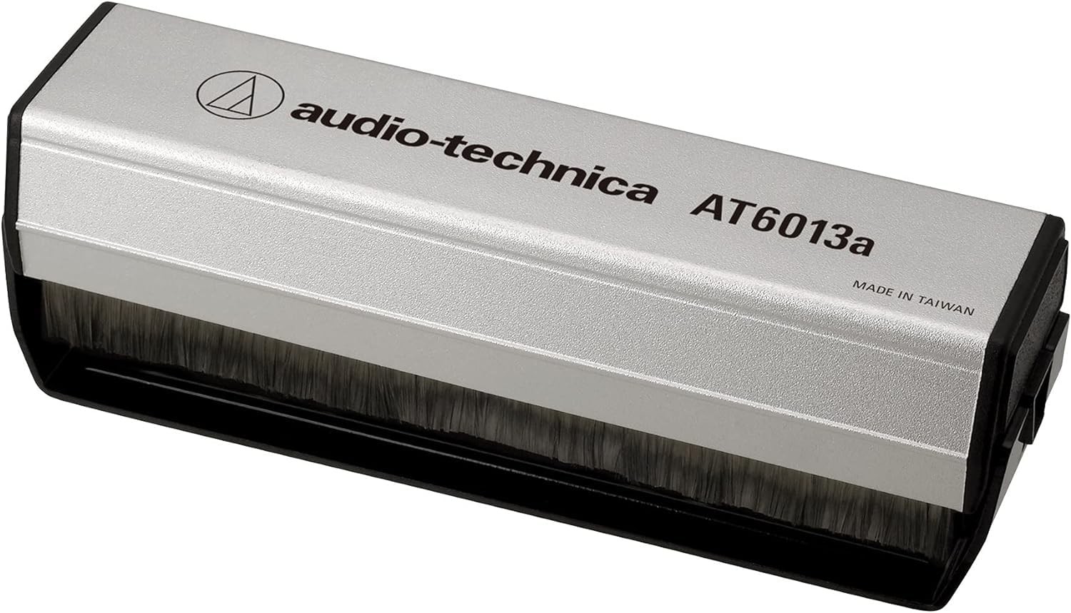 Audio-Technica AT6013a Dual-Action Anti-Static Record Cleaner Silver Single