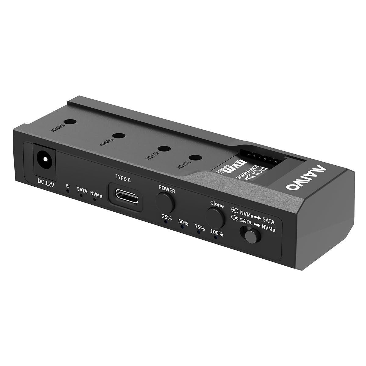MAIWO K10635N type C 10Gbps to dual bay HDD/NVMe M2 SSD clone converter for 2.5"