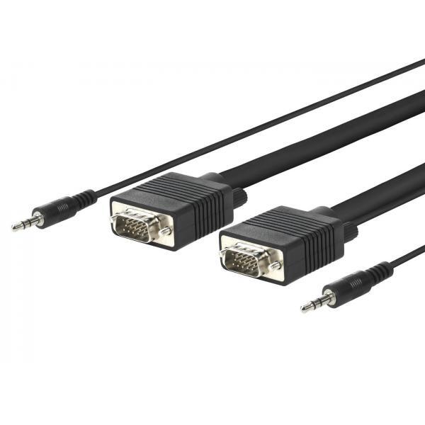 Vivolink PROVGAS30 cavo VGA 30 m VGA [D-Sub] Nero (PRO VGA + AUDIO M - M - . - W